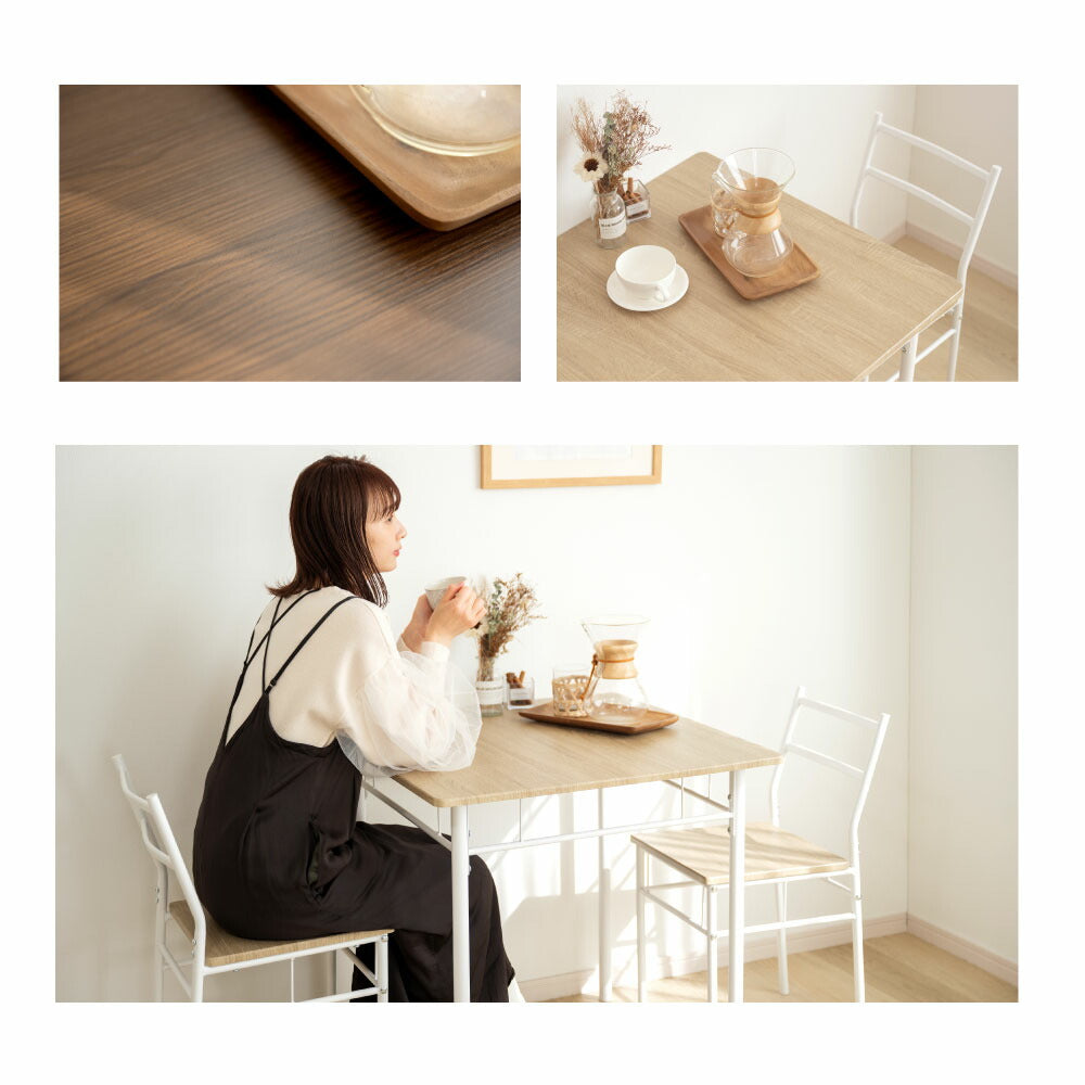 30日限定☆80%OFF で4978円!ダイニングテーブルセット 5点 セット 4人 ダイニングチェア 4脚セット ダイニングセット 北欧 家具 チェア 4人掛け 食卓テーブル おしゃれ シンプル テーブル 食卓 木目調 インテリア 一人暮らし f-00067