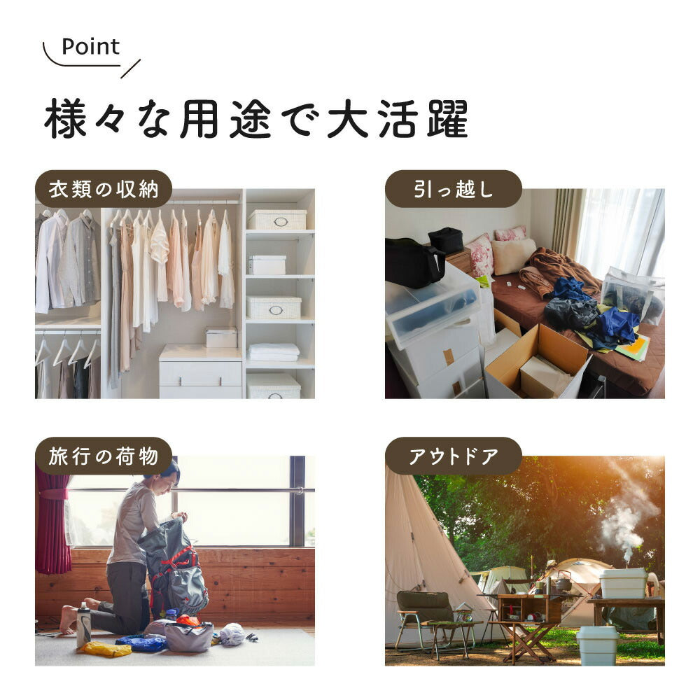 30日限定☆80%OFF で396円!立体 圧縮袋 衣類 収納 旅行 掃除機不要 2枚4枚セット 押すだけ 圧縮ボックス クローゼット 旅行用 70cmx50cmx32cm 防カビ 防塵 防虫 防湿 夏物 冬物 ふとん 服l-00044