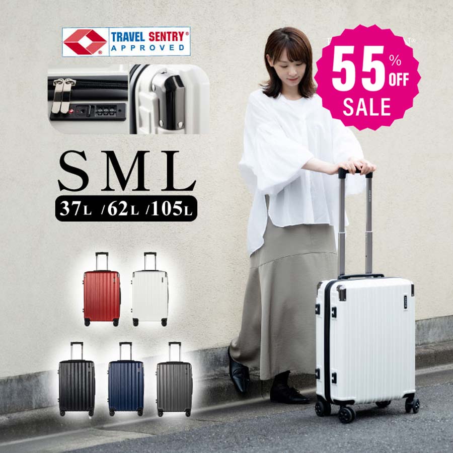 【50%OFF クーポン利用で3274円】キャリーケース スーツケース Sサイズ 37L 耐衝撃 1-3日用 泊まる ダブルキャスター 軽量設計 キャリーバッグ 物掛 大型 大容量 多収納ポケット TSAローク搭載 トランク 旅行 a-00026