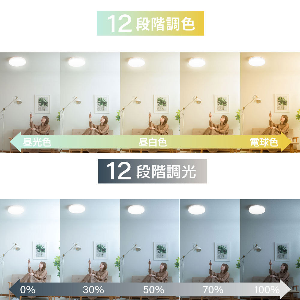 30日限定☆80%OFF で2136円!シーリングライト led 照明 電気 8畳 LEDシーリングライト リモコン 北欧 明るい 調光 調色 ライト リビング 子供部屋 寝室 和室 洋室 インテリア インテリア照明 b-00029-30