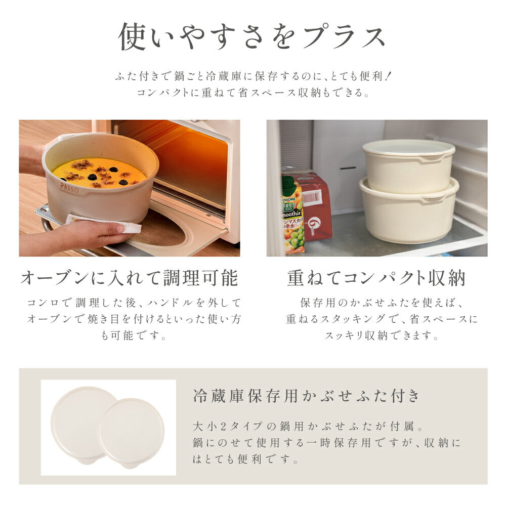【75%OFFクーポン利用で7458円】フライパン セット ih 13点 IH ガス火対応 取っ手が取れる ソースパン 蓋付き 簡単調理 お弁当 蓋 鍋 軽い キッチン用品 食器 調理器具 手入れ簡単 家庭用 子供 一人暮らし 1年保証 c-00008