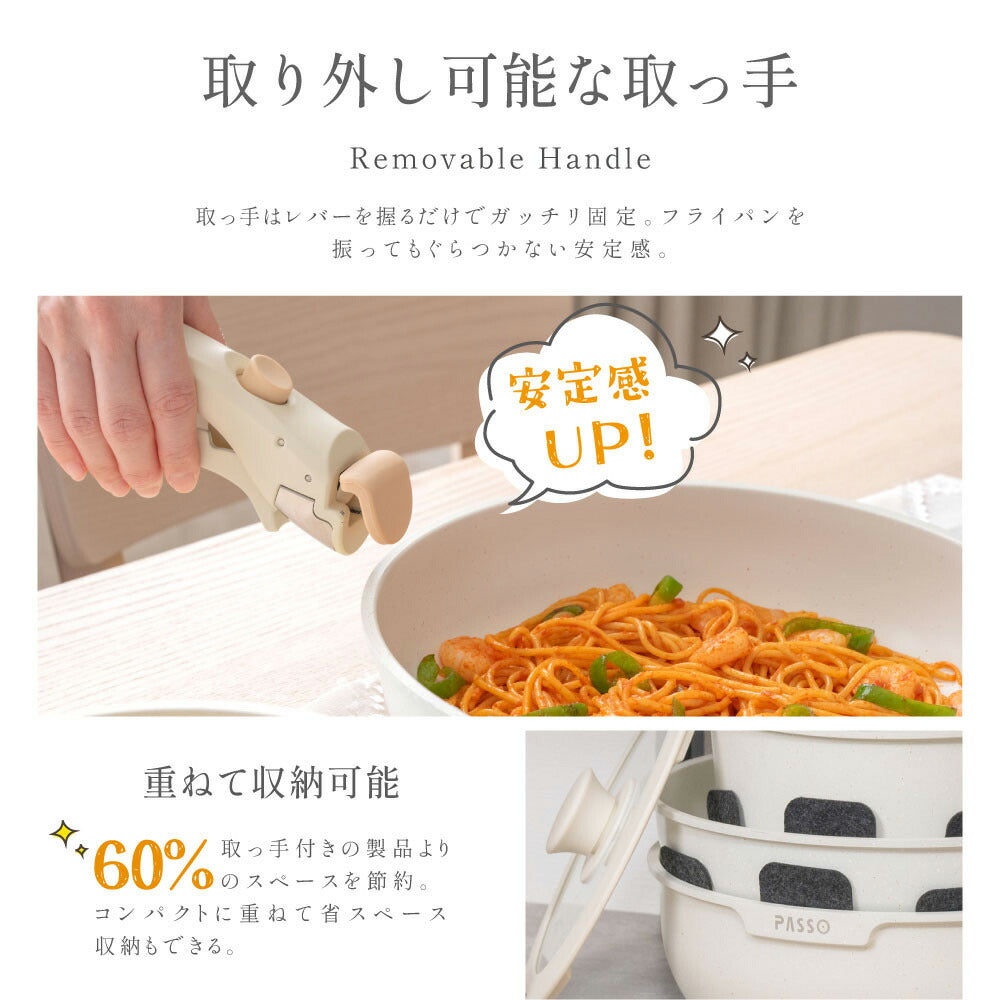 【75%OFFクーポン利用で4170円】フライパン セット ih 8点 IH・ガス火対応 鍋セット 解凍プレート まな板 急速解凍 取っ手が取れる ソースパン 蓋付き蓋 鍋 卵焼き フライパン 片手鍋 軽い キッチン用品 調理器具 くっつくことがなく 手入れ簡単 c-00009
