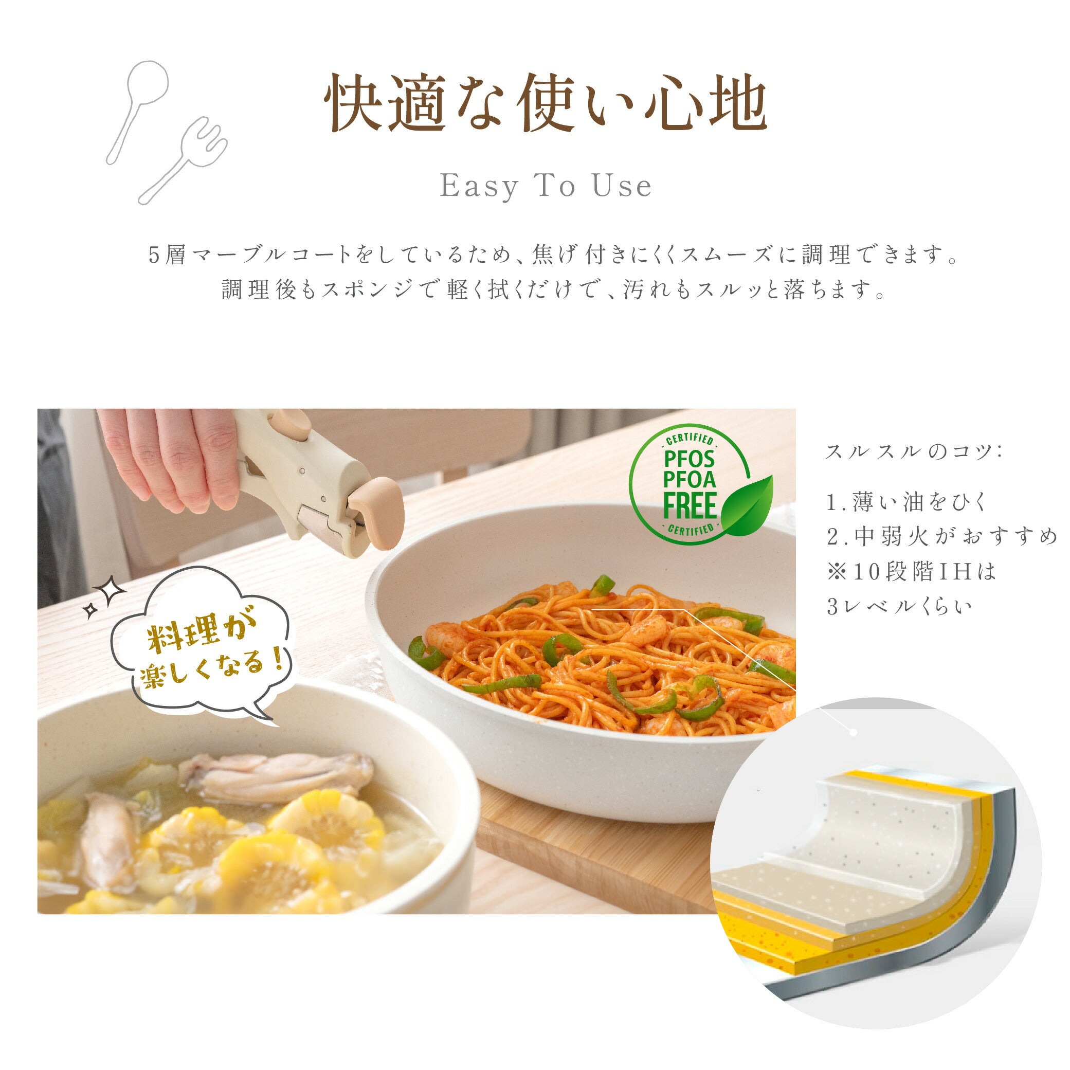 【75%OFFクーポン利用で4363円】フライパン セット ih 8点 IH〜ガス火対応 取っ手が取れる 蒸し器 蒸し皿 ソースパン 蓋付き ふた 保存容器 冷凍 簡単調理 お弁当 蓋 鍋 軽い キッチン用品 食器 調理器具 手入れ簡単 家庭用 子供 一人暮らし c-00017