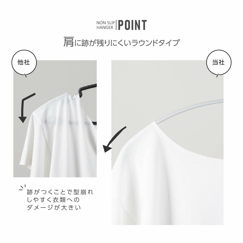 30日限定☆80%OFF で796円!☆滑らないハンガー 跡がつかない 即納 10〜200本セット ハンガーすべらない ズボンハンガー 乾湿両用 f-00010