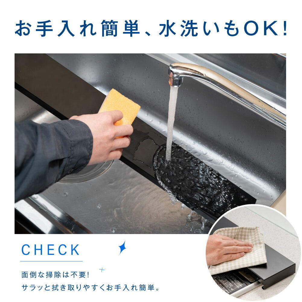 【80%OFFクーポン利用で620円】排気口カバー 60cm 75cm フラット ラック型 キッチン グリル カバー 排気口 ガスコンロ IH キッチン ステンレス スリム スマート ロータイプ シルバー 黒 白 スリム おしゃれ 油はね防止 f-00011