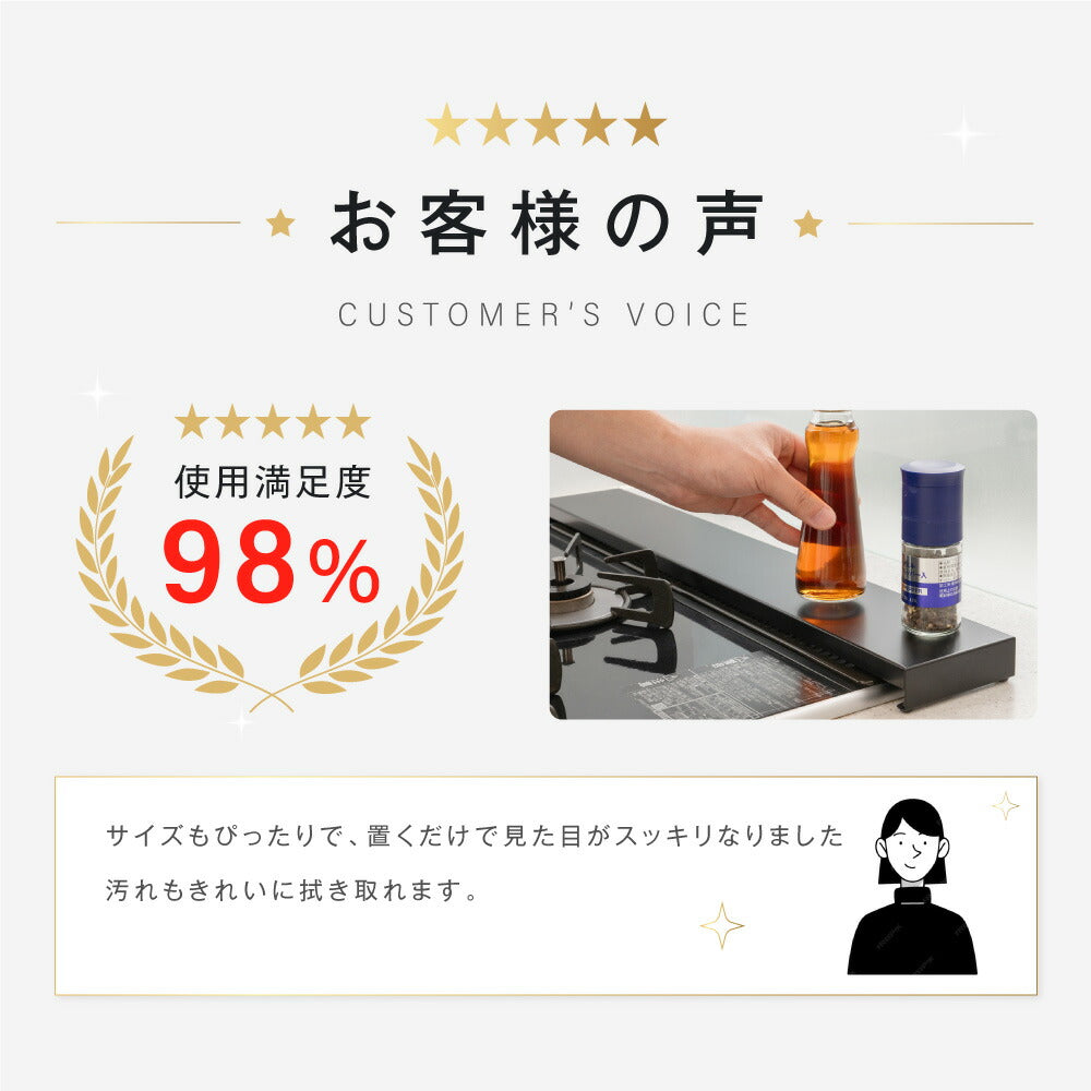 【80%OFFクーポン利用で620円】排気口カバー 60cm 75cm フラット ラック型 キッチン グリル カバー 排気口 ガスコンロ IH キッチン ステンレス スリム スマート ロータイプ シルバー 黒 白 スリム おしゃれ 油はね防止 f-00011