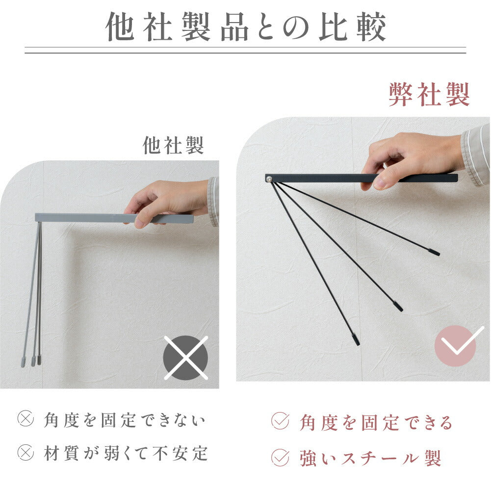 【80%OFFクーポン利用で496円】ふきん掛け マグネット 薄型 収納 布巾掛け キッチン タオル掛け ふきん ３連 ふきん干し タオル 左右兼用 落下防止 キッチンクロス 干す タオルハンガー シンプル コンパクト 磁石 台所用 キッチングッズ スリム f-00087