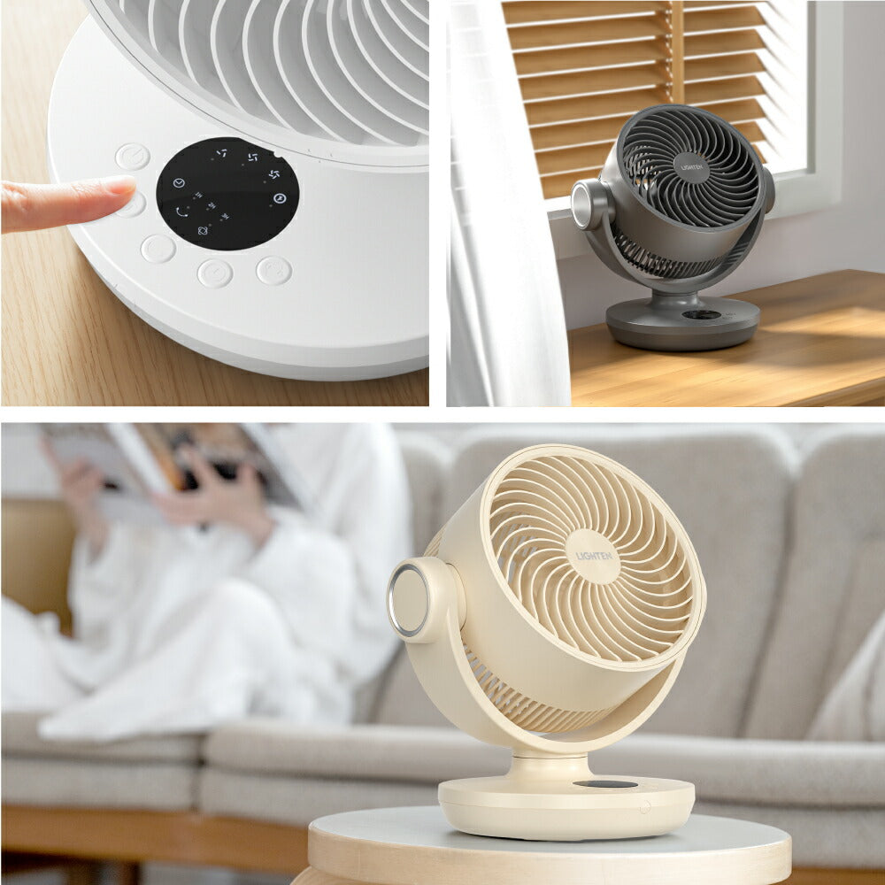30日限定☆80%OFF で2916円!サーキュレーター dcモーター 扇風機 360°回転送風 タイマー 静音 自動首振り リモコン 衣類 小型 風 卓上 湿気 回転 脱衣所 換気 空気 循環 コンパクト 省エネ 16畳 i-00025
