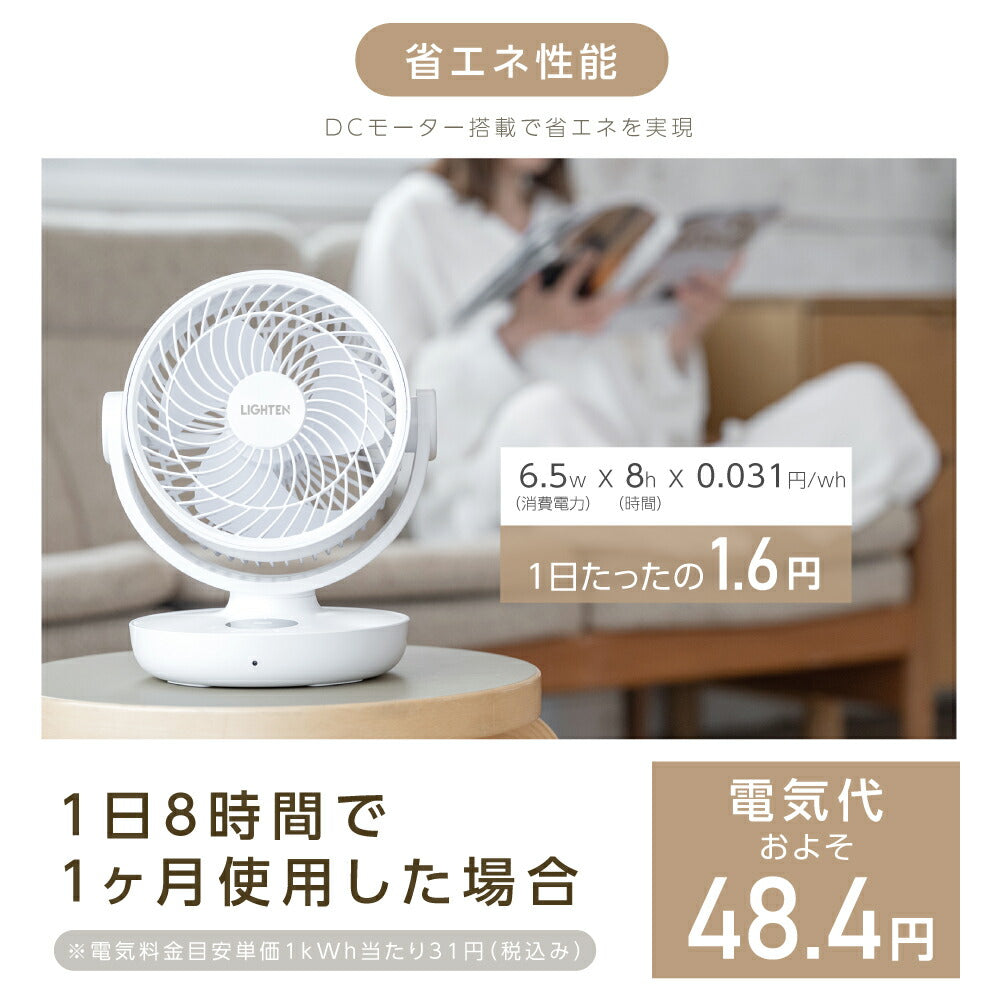 30日限定☆80%OFF で2916円!サーキュレーター dcモーター 扇風機 360°回転送風 タイマー 静音 自動首振り リモコン 衣類 小型 風 卓上 湿気 回転 脱衣所 換気 空気 循環 コンパクト 省エネ 16畳 i-00025