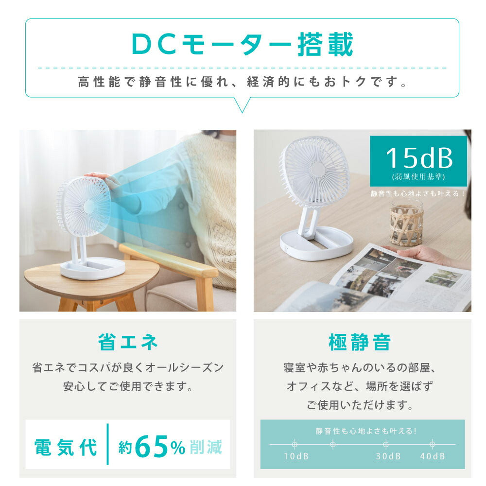 30日限定☆80%OFF で996円!卓上扇風機 氷タンク設置 アロマ機能 扇風機 持ち運び 折りたたみ扇風機 小型 コンパクト サーキュレーター USB充電 風量3段階調節 ミニファン 吊り下げ 大風量 静音 熱中症対策 上下185°調整 i-00027