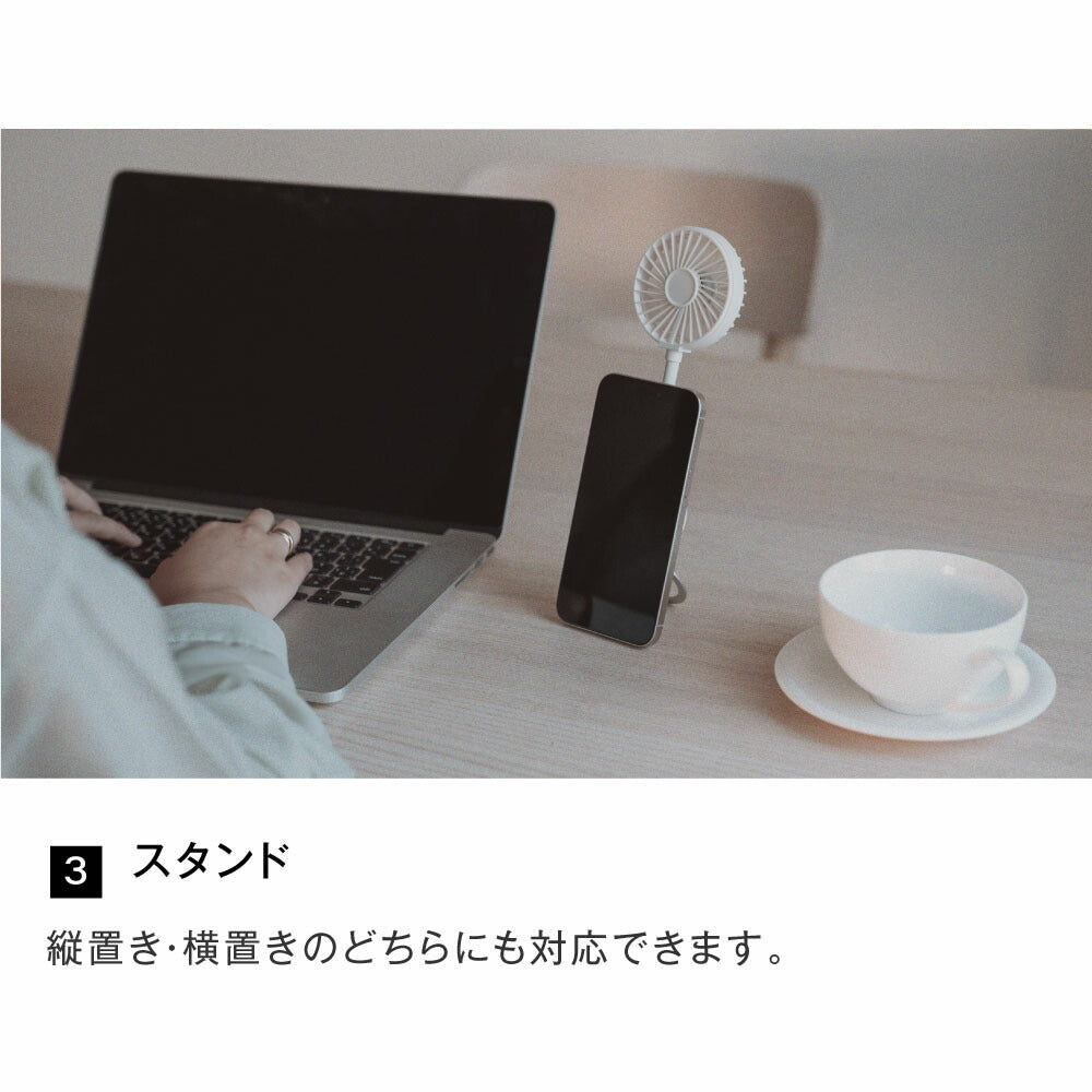 30日限定☆80%OFF で776円!2025年最新 Magsafe対応 ハンディファン 3way 可愛い 充電式扇風機 マグネット付き 折り畳み 風量3段階 スマホに取り付け 首かけ 超静音 手持ち扇風機 USB充電式 コードレス 大風量 携帯扇風機 ミニ扇風機 卓上 ネックファン i-00047