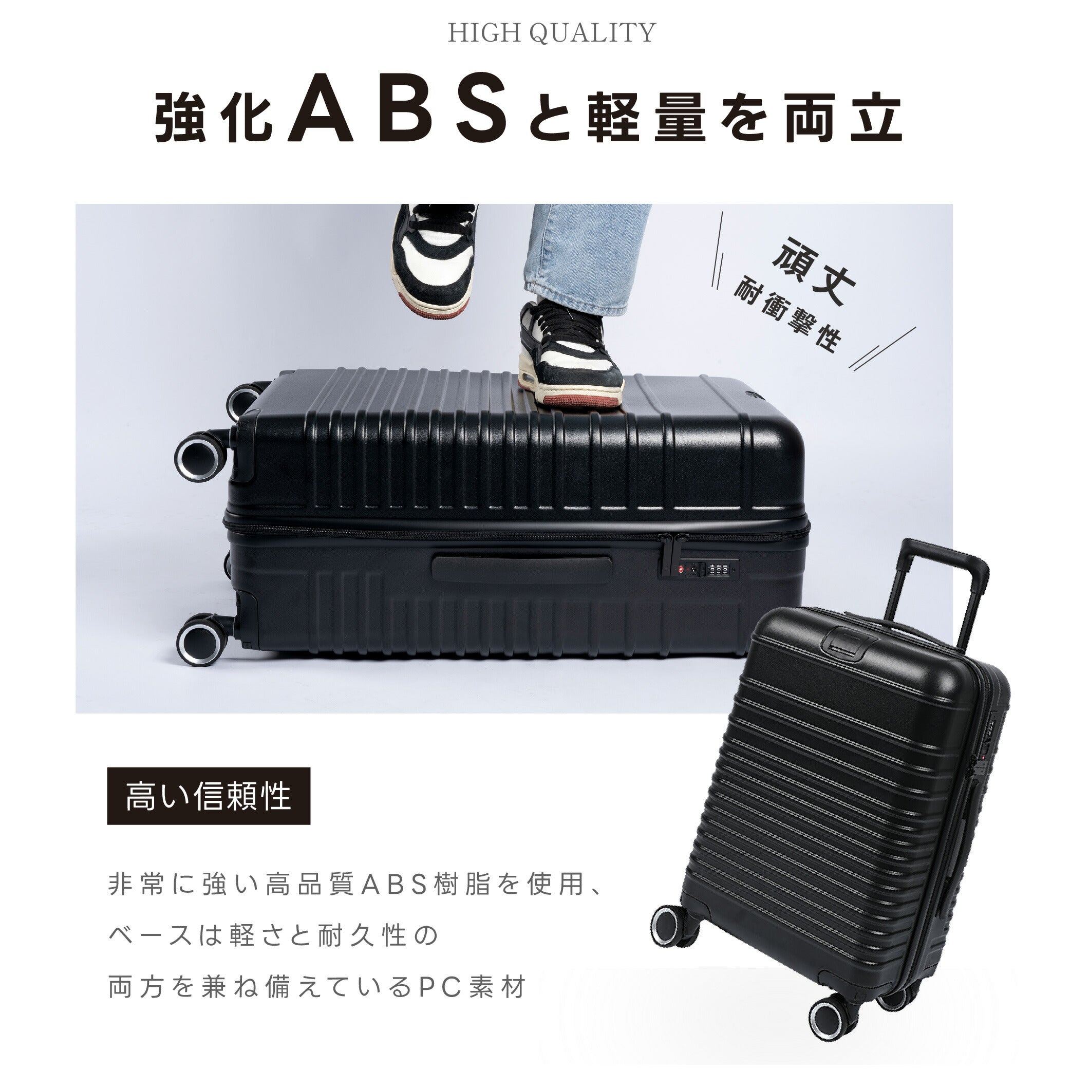 【50%OFF クーポン利用で3456円】スーツケース 機内持ち込み 耐衝撃 隠しフック付き キャリーバッグ S/M/Lサイズ39L/63L/93L キャスター取り外し 多収納ポケット 360度回転 静音 カップホルダー付き 軽量設計 トランク ダブルキャスター 超軽量 a-00031