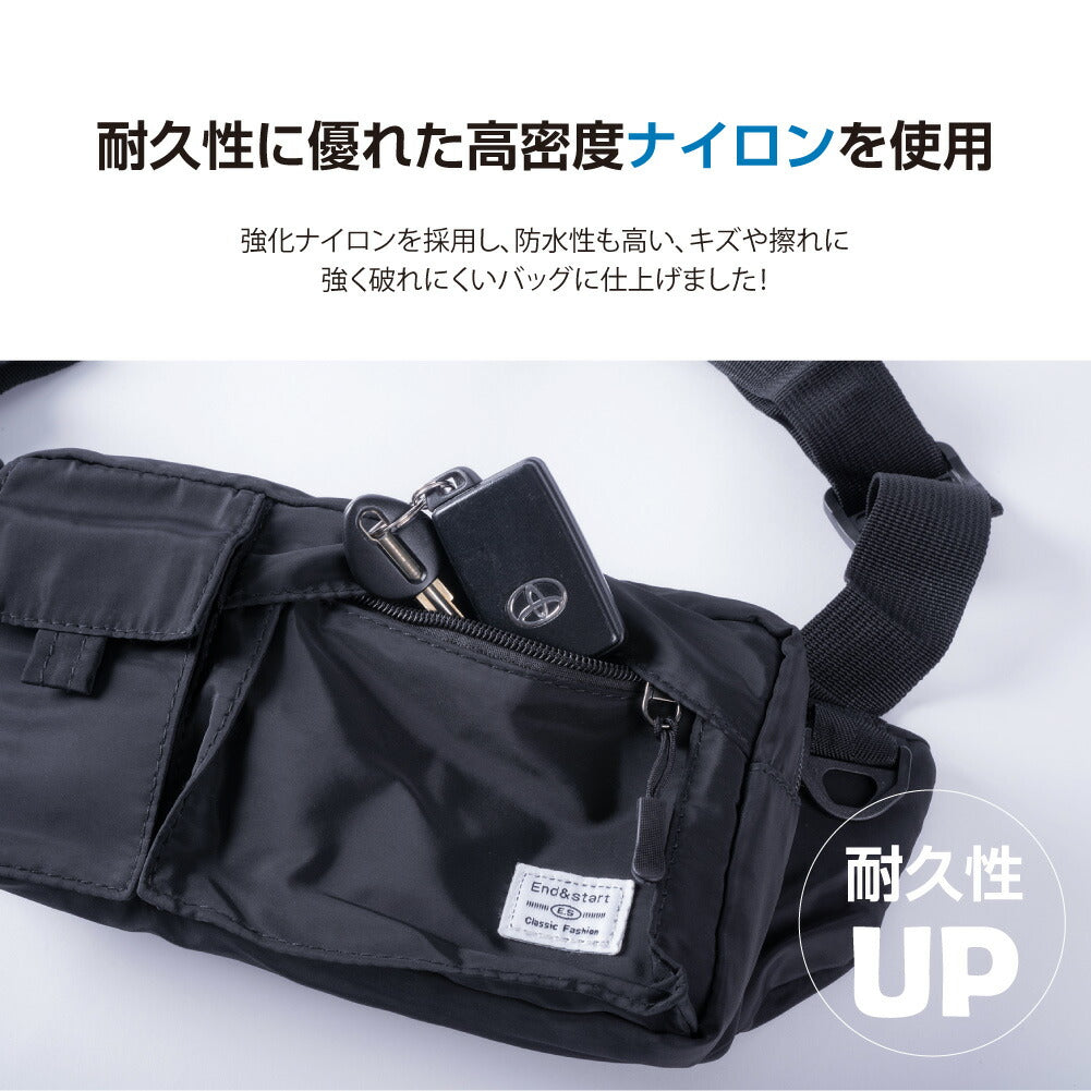【78%OFF クーポン利用で852円】ボディバッグ メンズ レディース ショルダーバッグ レザー 大容量 斜めがけ バッグ かっこいい ブラック キッズ 自転車 シール 斜め掛け アウトドア l-00004