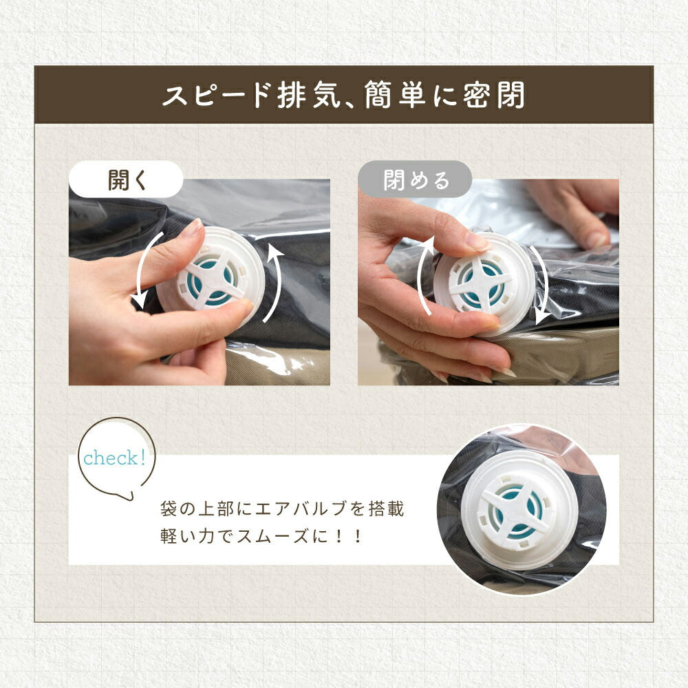 30日限定☆80%OFF で396円!立体 圧縮袋 衣類 収納 旅行 掃除機不要 2枚4枚セット 押すだけ 圧縮ボックス クローゼット 旅行用 70cmx50cmx32cm 防カビ 防塵 防虫 防湿 夏物 冬物 ふとん 服l-00044