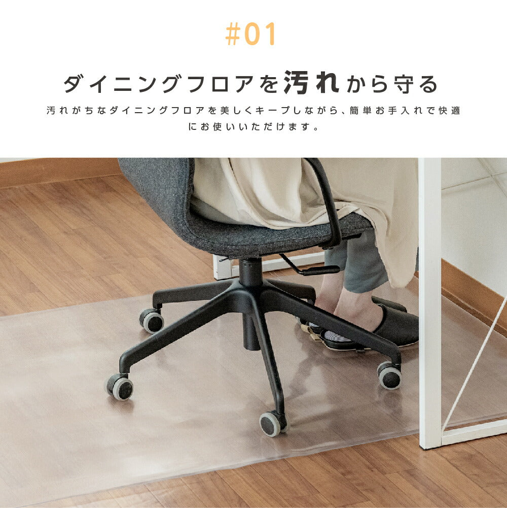 【75%OFFクーポン利用で777円】【オーダーサイズ】クリアデスクマット カスタマイズ ソフトタイプ 1.5mm厚 デスクマットクリア 透明 デスク マットパソコンデスク パソコン デスクシート学習 透明マット 机 マウス対応 テーブルマット matpvc